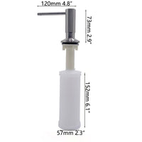 Inbouw Zeepdispenser Geborsteld Nikkel 350ml