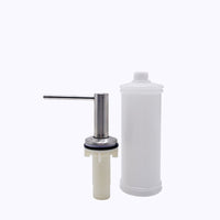 Inbouw Zeepdispenser Geborsteld Nikkel 350ml