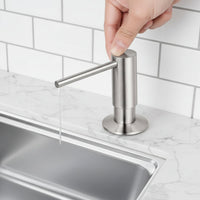 Inbouw Zeepdispenser Geborsteld Nikkel 350ml