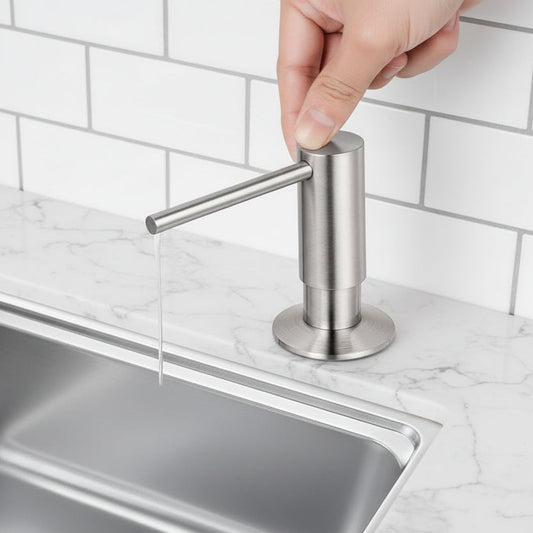 Inbouw Zeepdispenser Geborsteld Nikkel 350ml