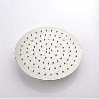 Brushed nickel shower set thermostatic