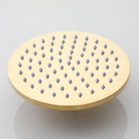 Ronde goudkleurige douchekop – 200 mm