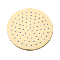 Ronde goudkleurige douchekop – 200 mm