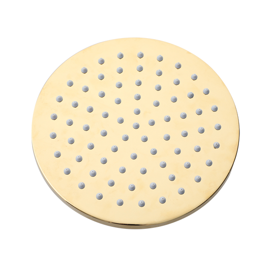 Ronde goudkleurige douchekop – 200 mm