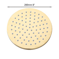 Ronde goudkleurige douchekop – 200 mm