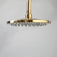 Ronde goudkleurige douchekop – 200 mm