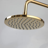 Ronde goudkleurige douchekop – 200 mm