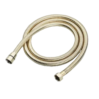Gouden doucheslang 1,5 meter RVS