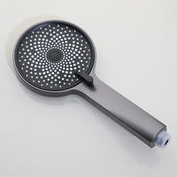 Gun metal thermostatische badkraan met handdouche (3 standen)