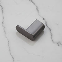 Badkamerhaak Gun metal
