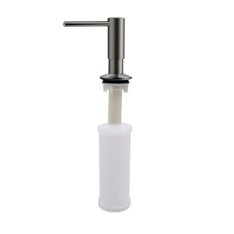 Inbouw Zeepdispenser Gun Metal 350ml