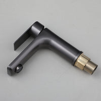 Wastafelkraan gun metal – moderne mengkraan