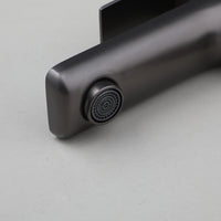 Wastafelkraan gun metal – moderne mengkraan