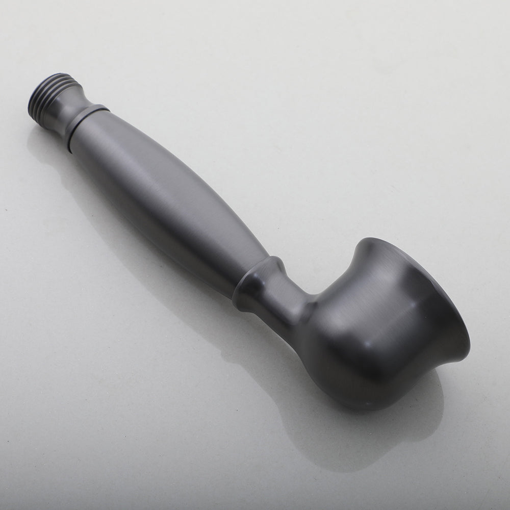 Gun metal surface-mounted shower rain shower