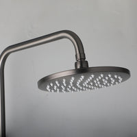 Gun metal surface-mounted shower rain shower