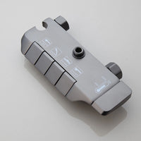 Gun metal luxe doucheset met 4-weg omsteller – hoofddouche, handdouche, bidetsproeier en vaste badkraan