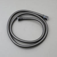 Gun metal opbouw doucheset met regendouche en handdouche