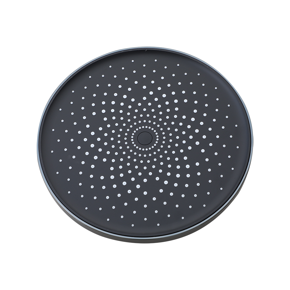 Gun Metal regendouchekop – Ø 230 mm