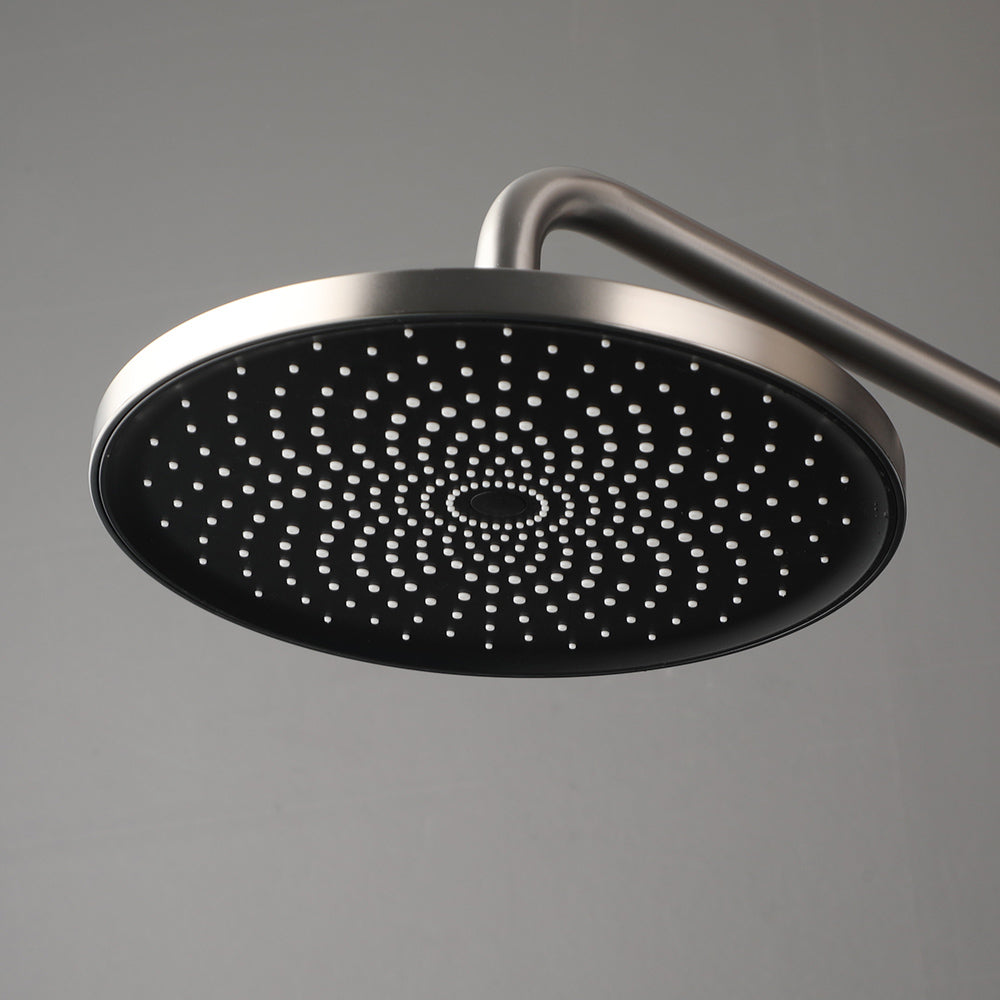 Gun Metal regendouchekop – Ø 230 mm