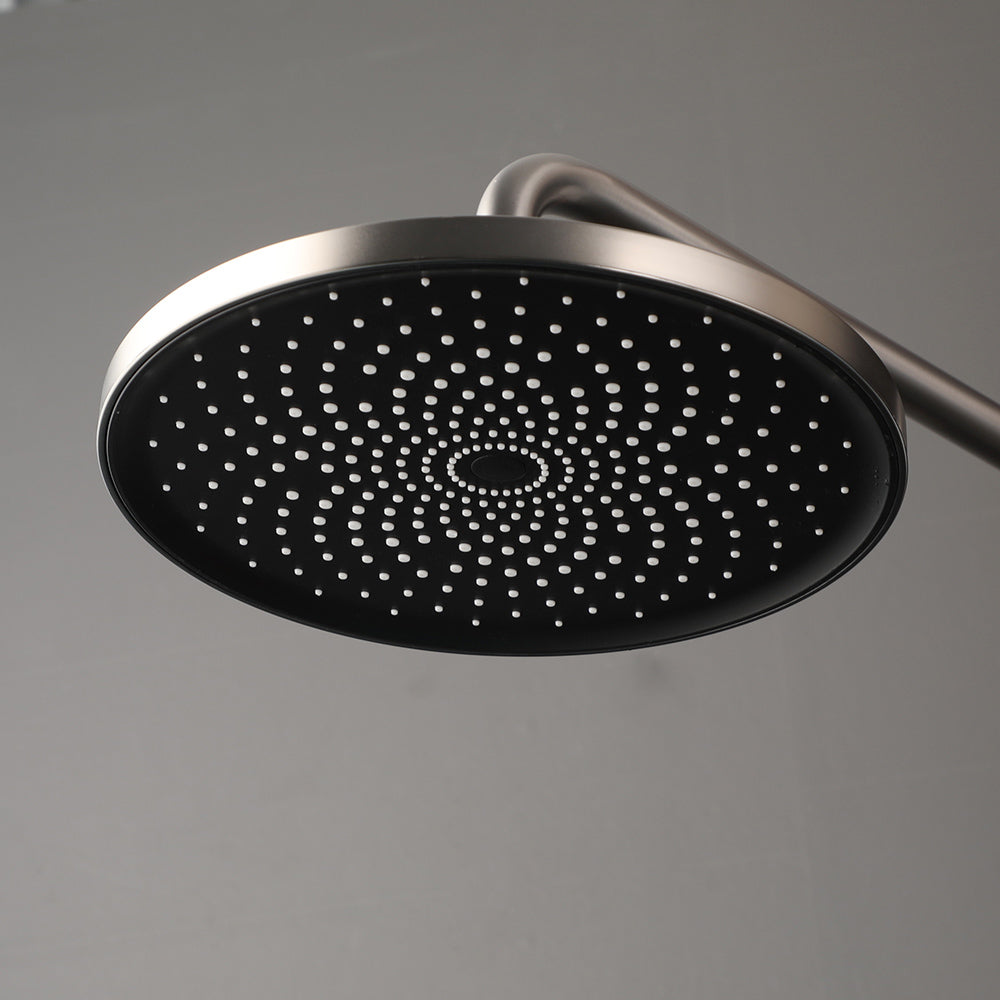 Gun Metal regendouchekop – Ø 230 mm
