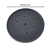 Gun Metal regendouchekop – Ø 230 mm