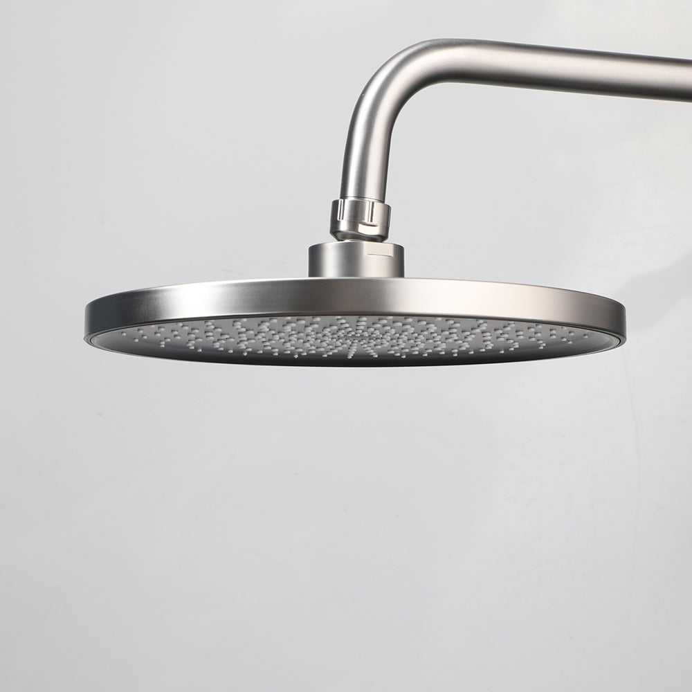 Gun Metal regendouchekop – Ø 230 mm