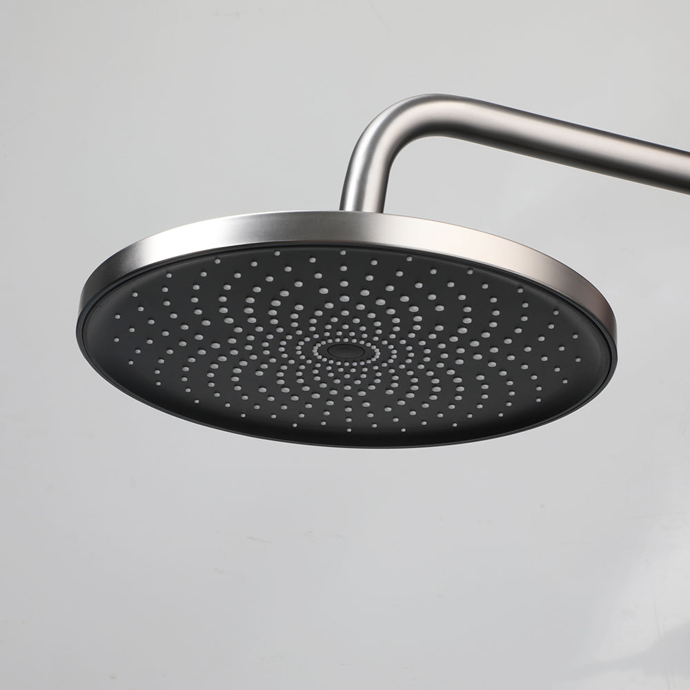 Gun Metal regendouchekop – Ø 230 mm