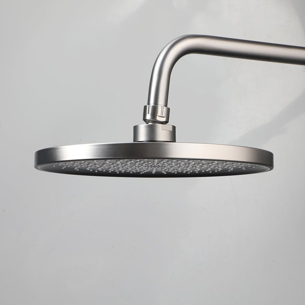 Gun Metal regendouchekop – Ø 230 mm