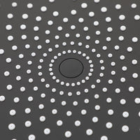 Gun Metal regendouchekop – Ø 230 mm