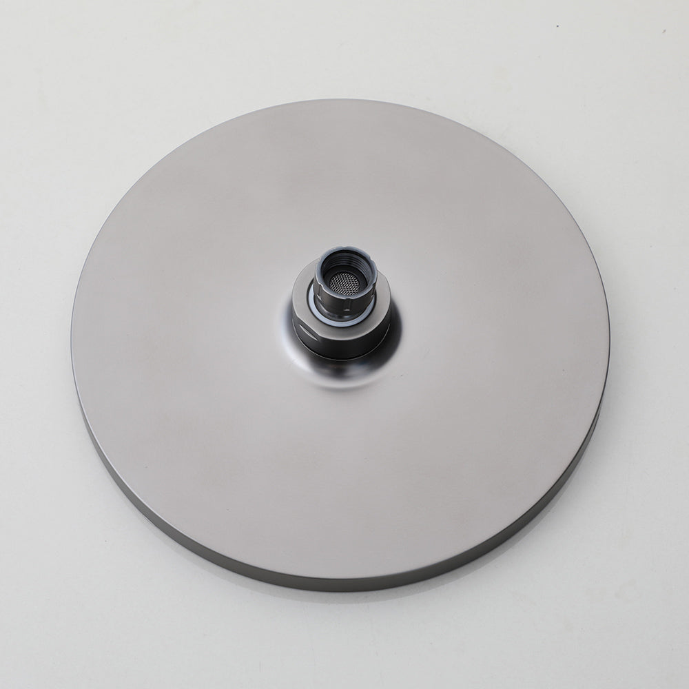 Gun Metal regendouchekop – Ø 230 mm