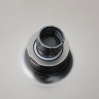 Gun Metal regendouchekop – Ø 230 mm