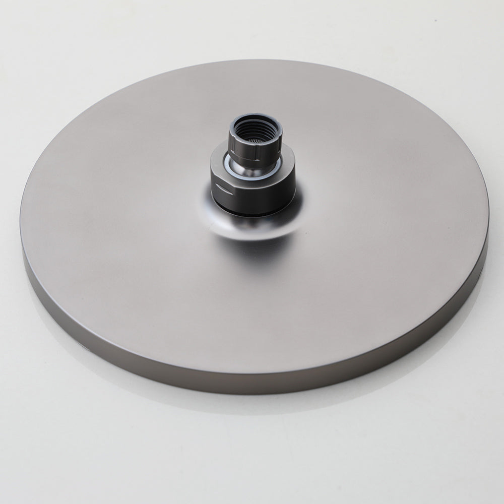 Gun Metal regendouchekop – Ø 230 mm