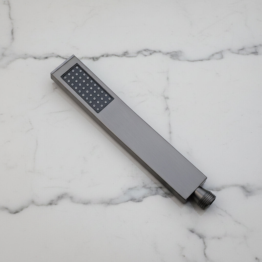 Luxury Gun Metal Built-in Rain Shower