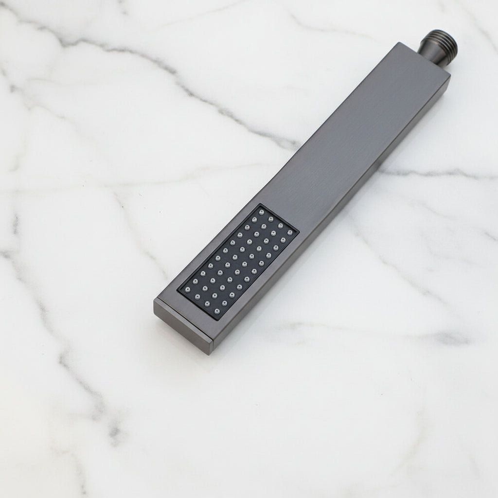 Luxury Gun Metal Built-in Rain Shower
