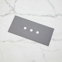 Luxury Gun Metal Built-in Rain Shower