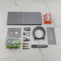 Luxury Gun Metal Built-in Rain Shower