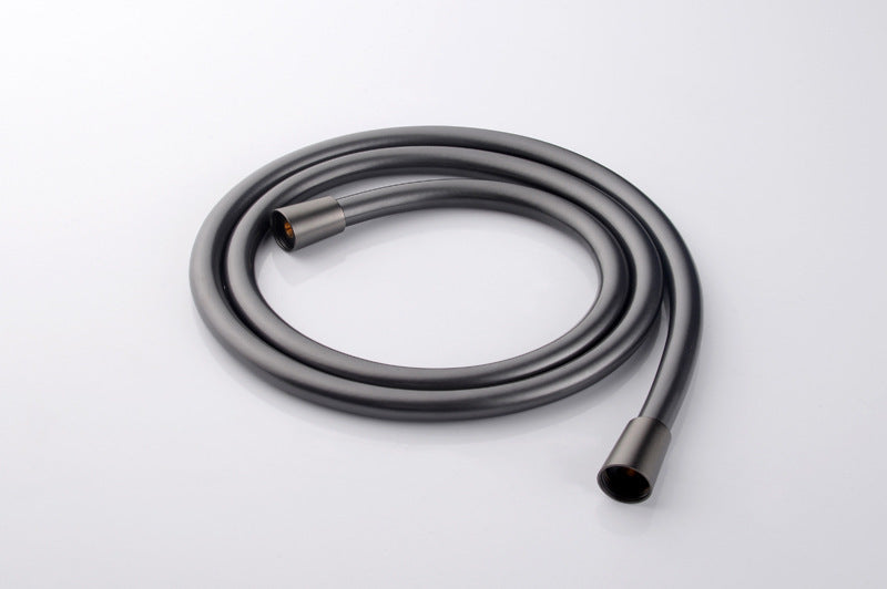 Gun metal thermostatische badkraan met handdouche