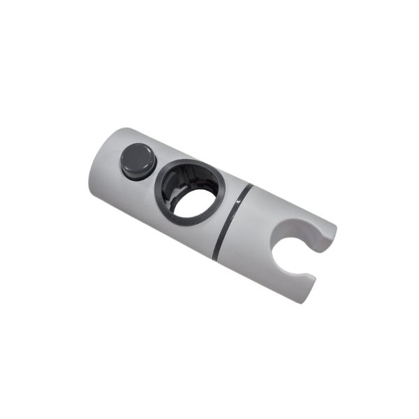 Witte handdouchehouder voor glijstang 25 mm