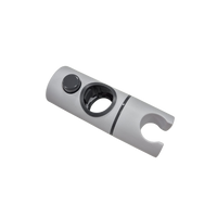 Witte handdouchehouder voor glijstang 25 mm