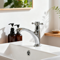 Nostalgische chroom koudwaterkraan