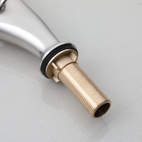 Nostalgische geborsteld nikkel koudwaterkraan