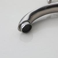 Nostalgische geborsteld nikkel koudwaterkraan