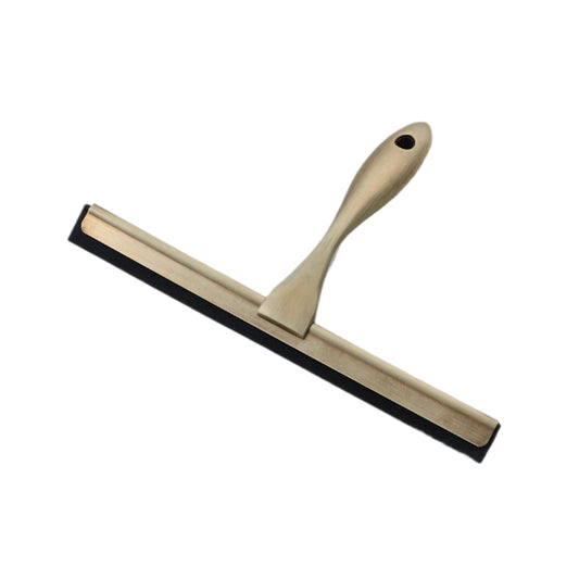 Bronskleurige luxe raamwisser voor de badkamer