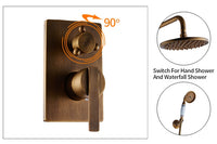 Nostalgische Inbouw Doucheset - Antiek Brons