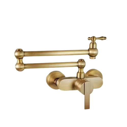 Single-lever wall-mounted mixer tap – rural nostalgic