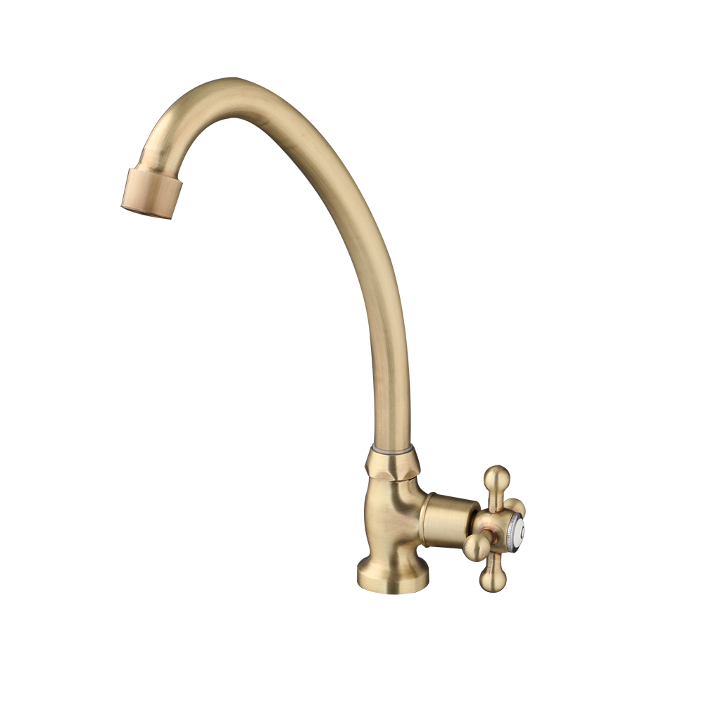 Nostalgische koudwater kraan brons