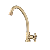 Nostalgische koudwater kraan brons