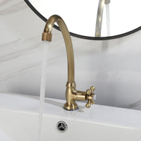 Nostalgische koudwater kraan brons