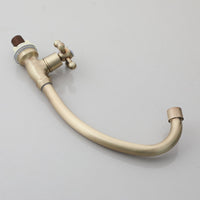 Nostalgische koudwater kraan brons