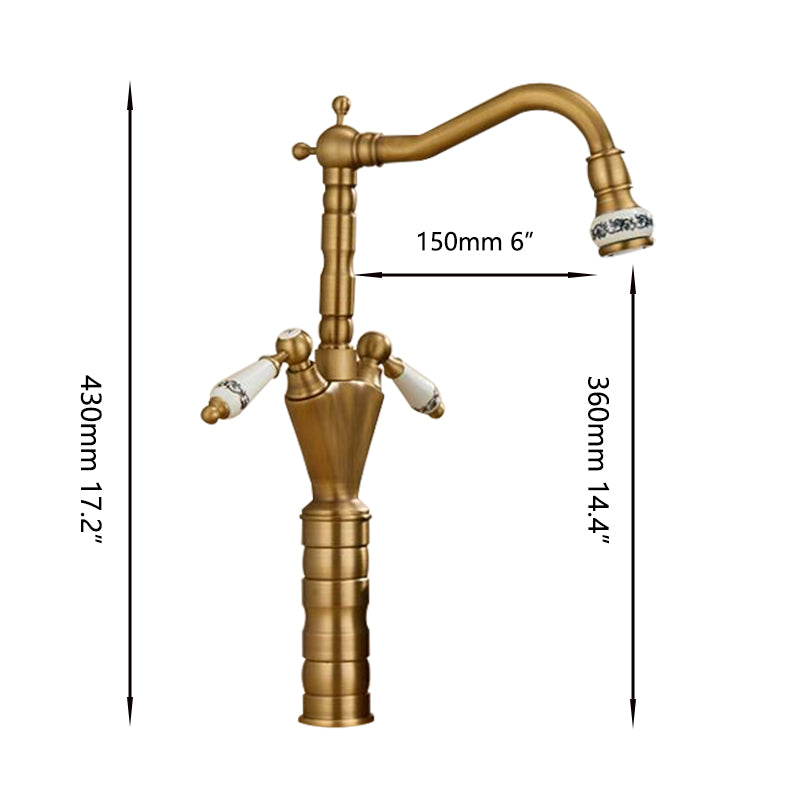 High model country mixer tap | Bronze colored